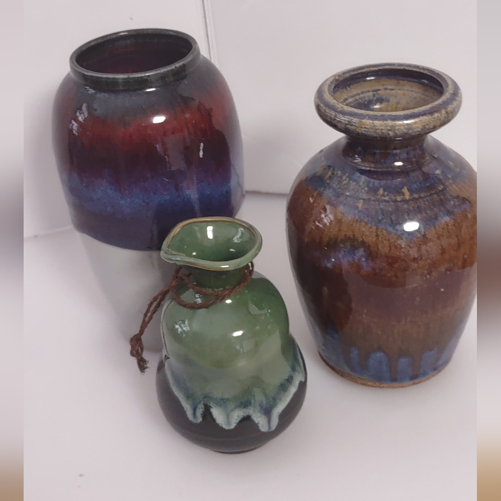 1985 Mick Schwartz Vintage Earth Fire Porcelain Pottery With Bonus Bundl…